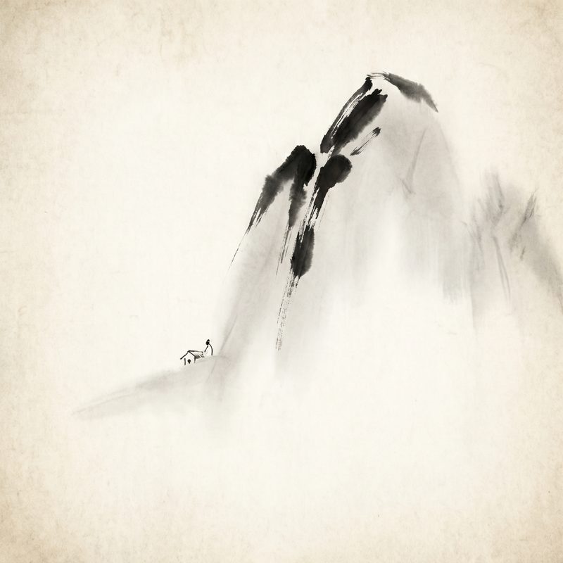 51吃瓜水墨晕染的禅意 - tyhggcb.cn